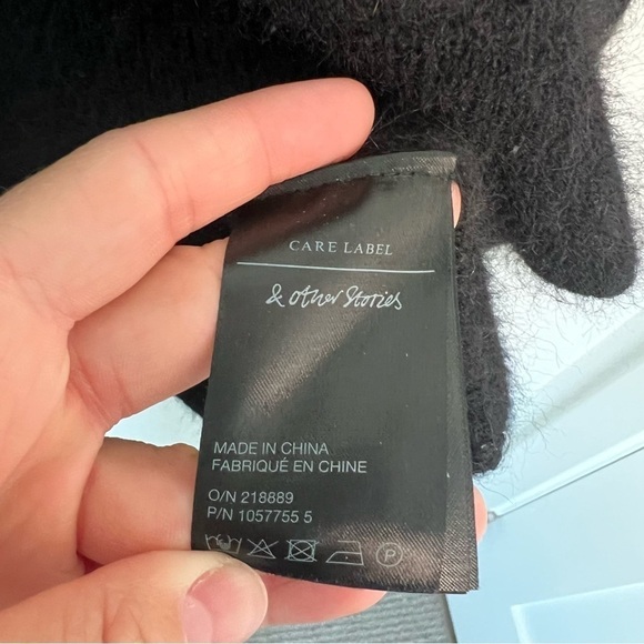 & Other Stories alpaca blend striped sweater extra small - Picture 8 of 10